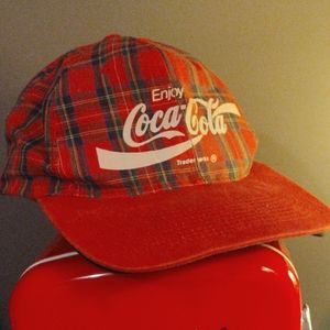 Vintage Plaid Coca-Cola Hat